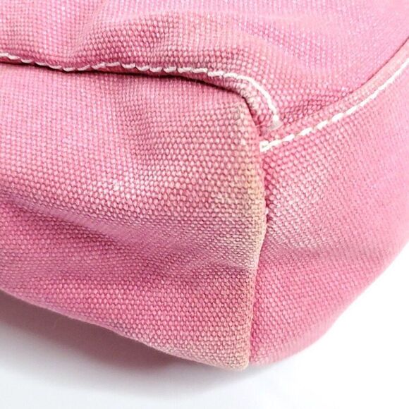 Floral Print Canvas Tote Bag Spring Summer Beach Pink Yellow Y2K Tommy Hilfiger - Picture 6 of 8